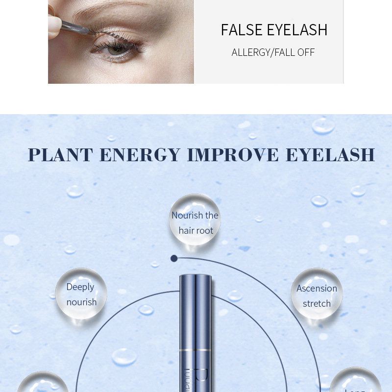 Eyelash Grafting Essence Thicken Lengthening Eyelashes Sérum Na Růst Řas Péče O Řasy