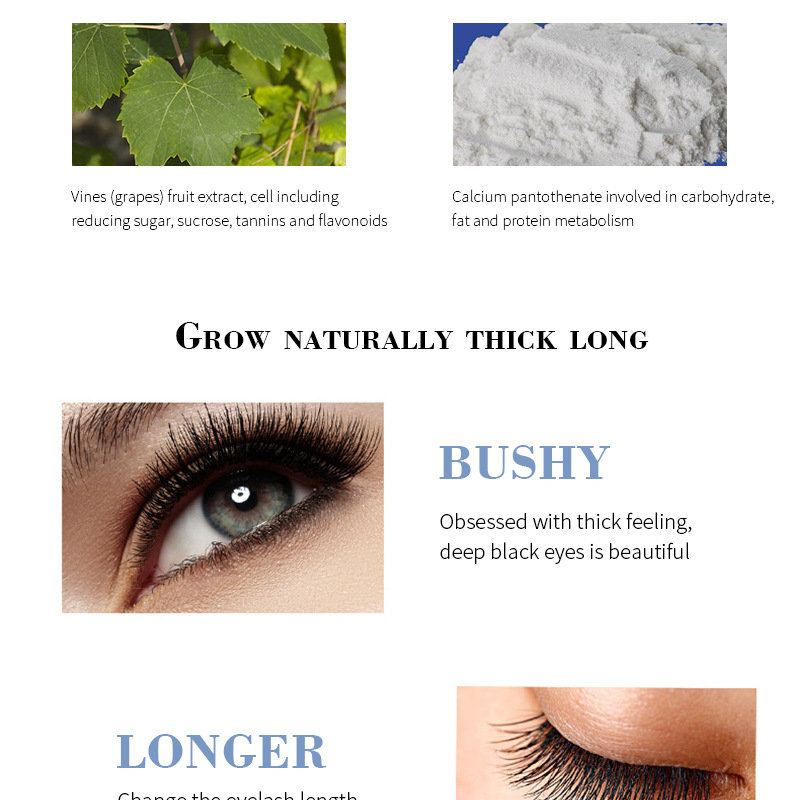 Eyelash Grafting Essence Thicken Lengthening Eyelashes Sérum Na Růst Řas Péče O Řasy