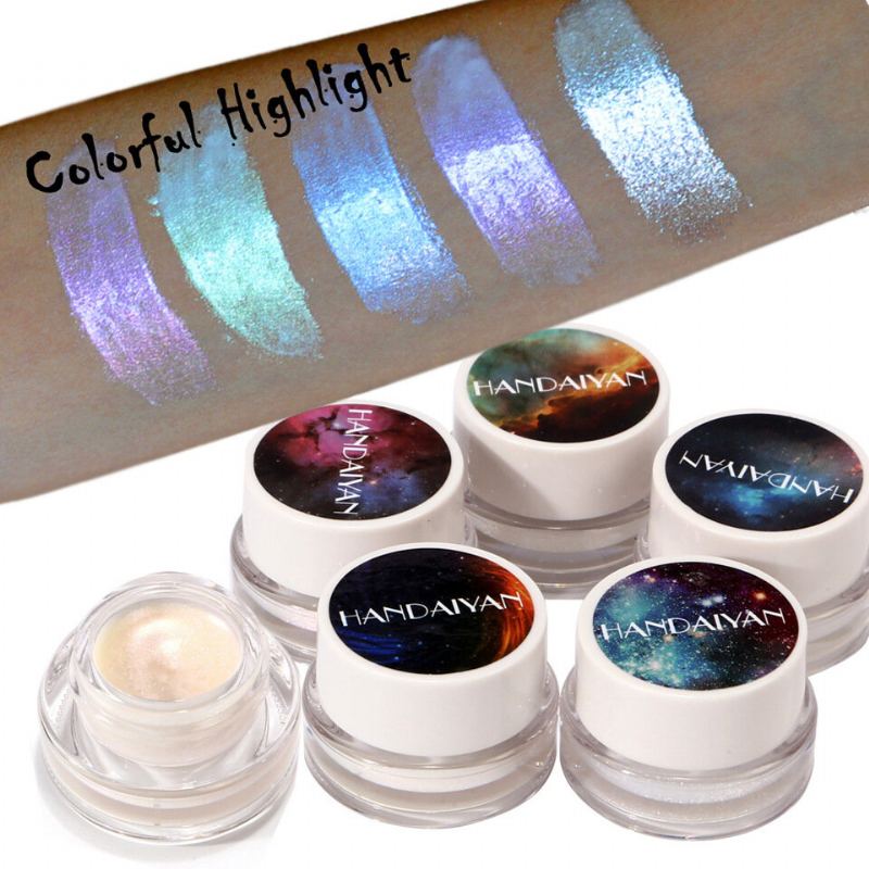 Handaiyan Shimmer Highlighters Cream Brighten Contour Base Bronzery Zvýraznění Obličeje Makeup Colorful