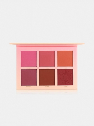 Imagic Blush Makeup Palette 6colors Profesionální Tvářenka Na Tvářenku Pearl Orange Pigment Blushes