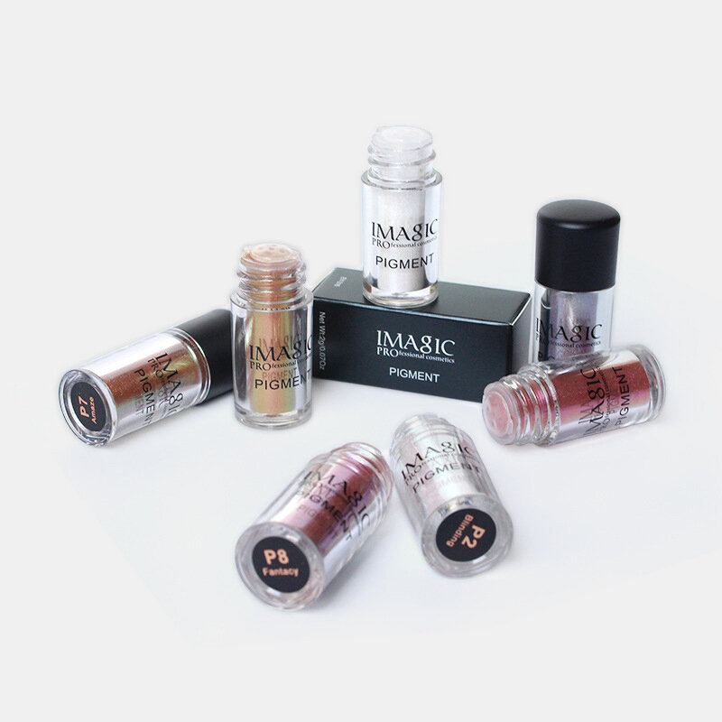 Imagic Glitter Eyeshadow Metallic Loose Powder Waterproof Shimmer Dlouhotrvající Oční Stíny