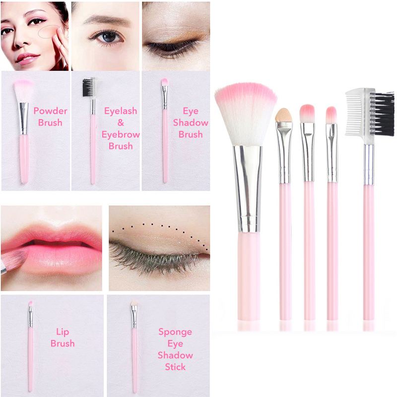 La Milee 20/5ks Štětců Na Make-up Sada Na Pro Oční Stíny Pudr Na Linky Řasy Lip Make Up Brush Cosmetic Beauty Tool Kit Hot