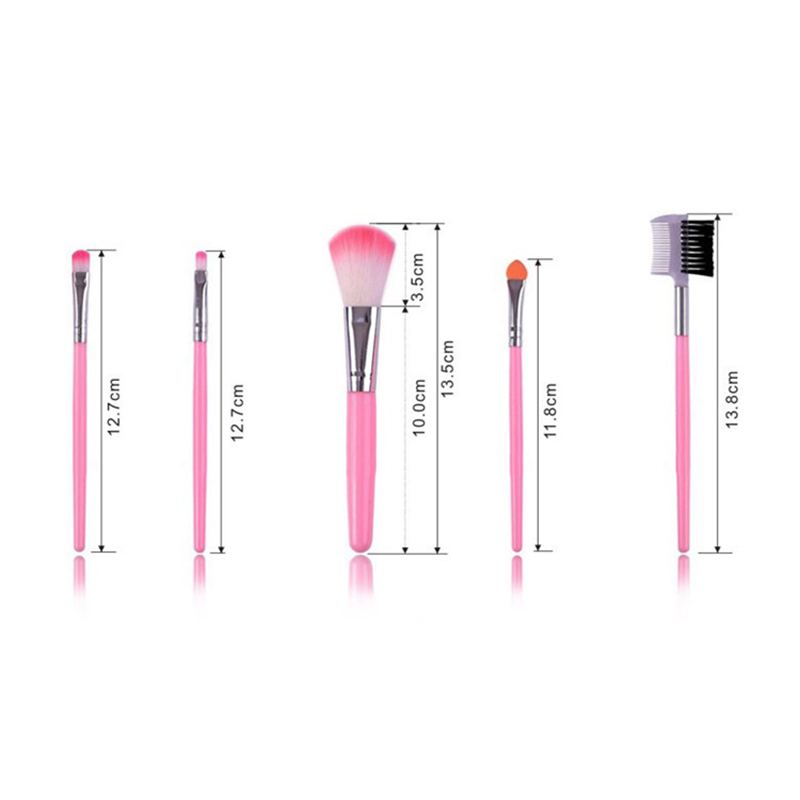 La Milee 20/5ks Štětců Na Make-up Sada Na Pro Oční Stíny Pudr Na Linky Řasy Lip Make Up Brush Cosmetic Beauty Tool Kit Hot