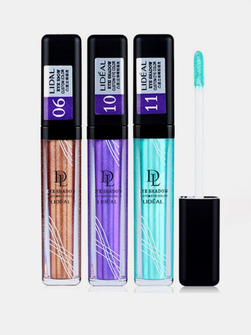 Lideal Liquid Eyeshadow Makeup Glitter Eyes Waterproof Pigments Barva Bílého Zlata Třpyt Značka Eye S