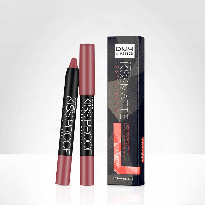 Matná Rtěnka Pen Kiss Proof Non-stick Cup Měkká Dlouhotrvající Make-up Na Rty