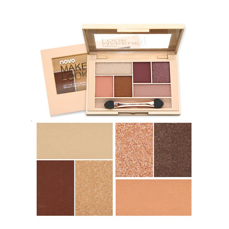 Matte Ground Eye Shadow Disc Silky Six Eyeshadow Pearl Light Color Eye Make-up Tool Pro Začátečníky