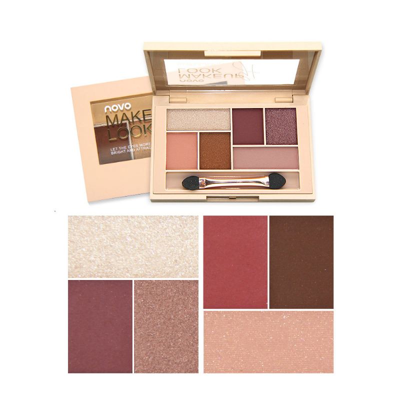 Matte Ground Eye Shadow Disc Silky Six Eyeshadow Pearl Light Color Eye Make-up Tool Pro Začátečníky