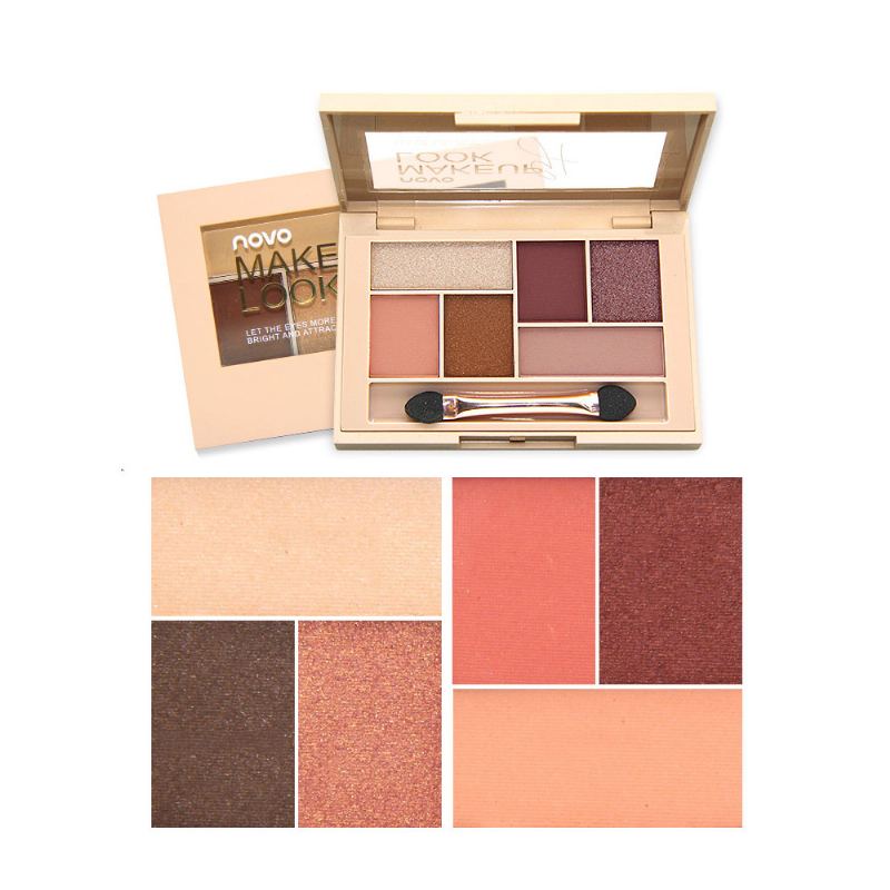 Matte Ground Eye Shadow Disc Silky Six Eyeshadow Pearl Light Color Eye Make-up Tool Pro Začátečníky