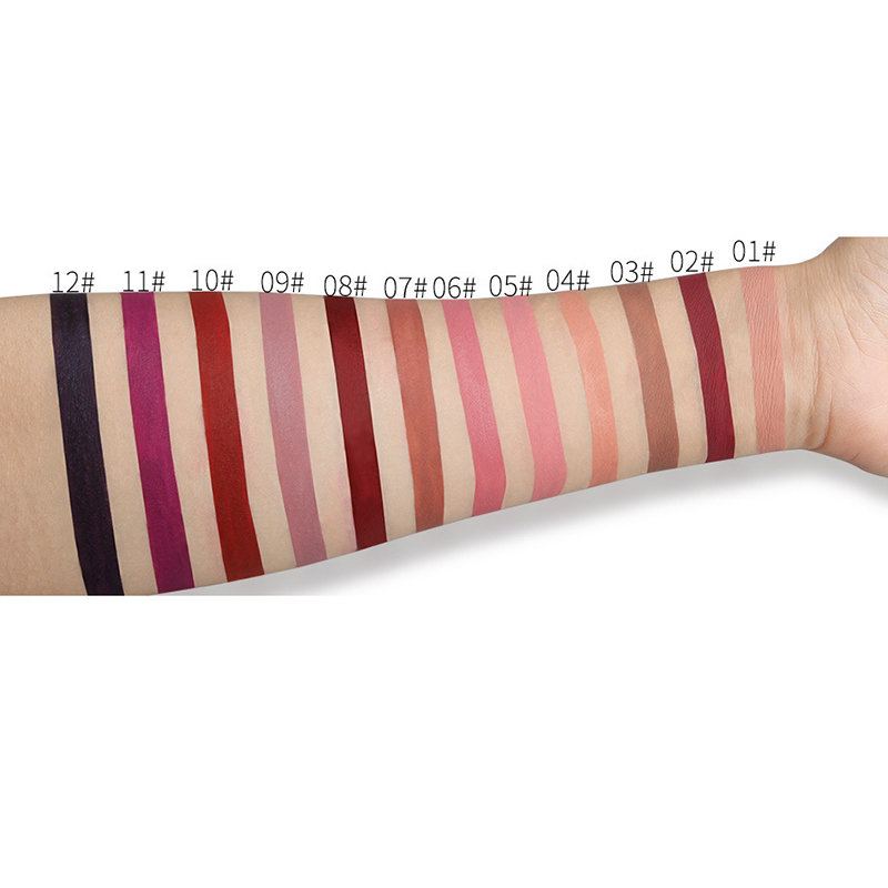 Matte Velvet Lip Gloss Nepřilnavý Kalíšek Tekutá Rtěnka Voděodolná Dlouhotrvající Lesk Na Rty Kosmetika Na Rty