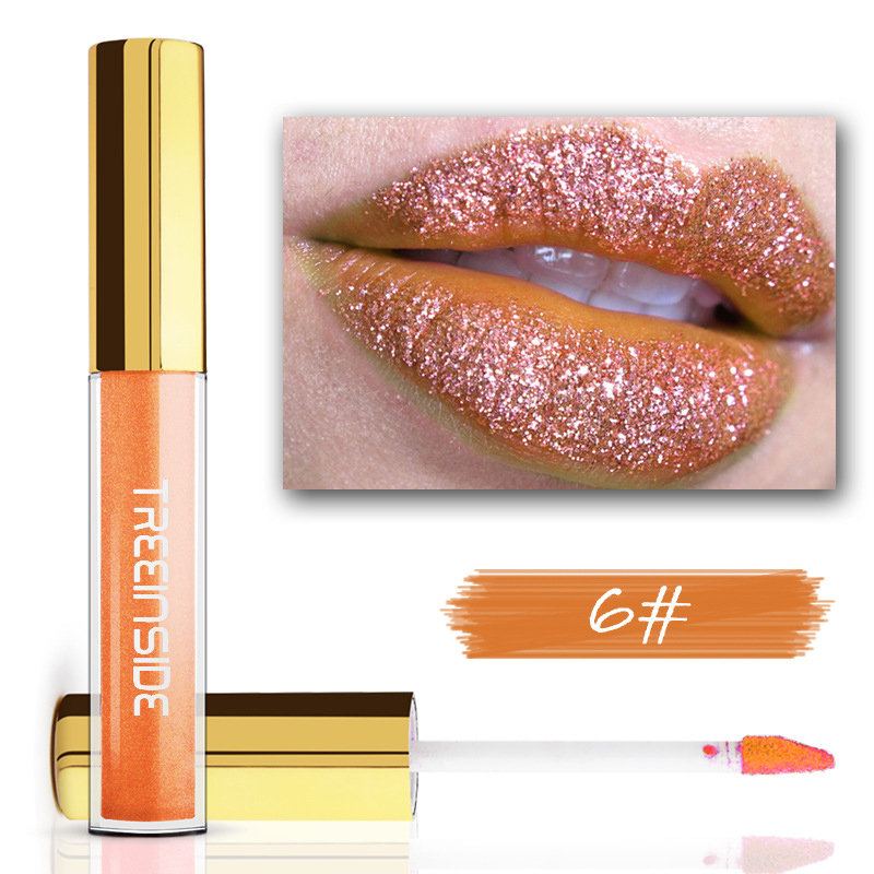 Mořská Panna Tekutá Rtěnka Colorful Glitter Lip Gloss Long Lasting Lips Makeup