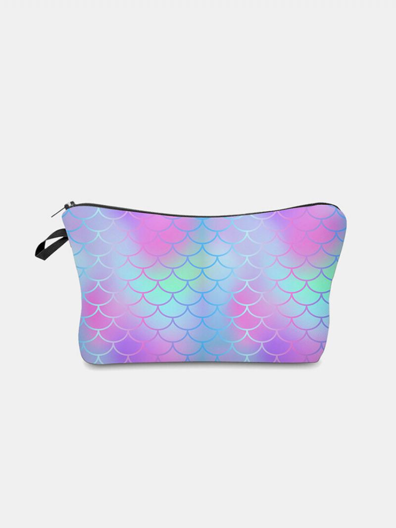 Multifunkční Přenosná Taška Na Make-up Fish Scale Women Travel Wash Storage Bag