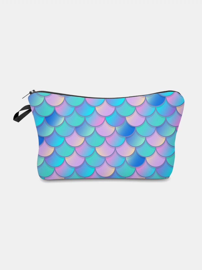 Multifunkční Přenosná Taška Na Make-up Fish Scale Women Travel Wash Storage Bag