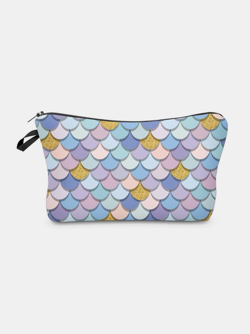 Multifunkční Přenosná Taška Na Make-up Fish Scale Women Travel Wash Storage Bag