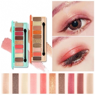 Novo Desetibarevná Paleta Očních Stínů Dlouhotrvající Oční Stíny Sada Pro Dívky Eye Makeup Beauty