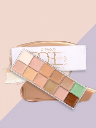 O.two.o 12 Colours Makeup Concealer Palette Contour Acne Cover Cream Dlouhotrvající Voděodolný Korektor