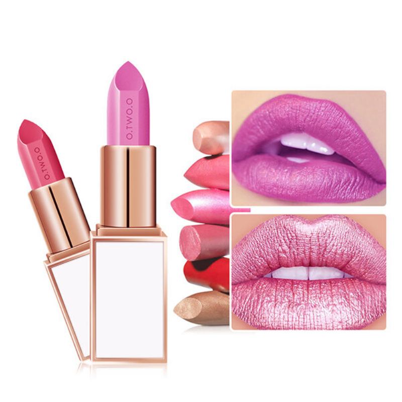 O.two.o Matte Lipstick Makeup Sametový Lesk Na Rty Dlouhotrvající Voděodolná Tyčinka Na Rty Lip Beauty Comestic