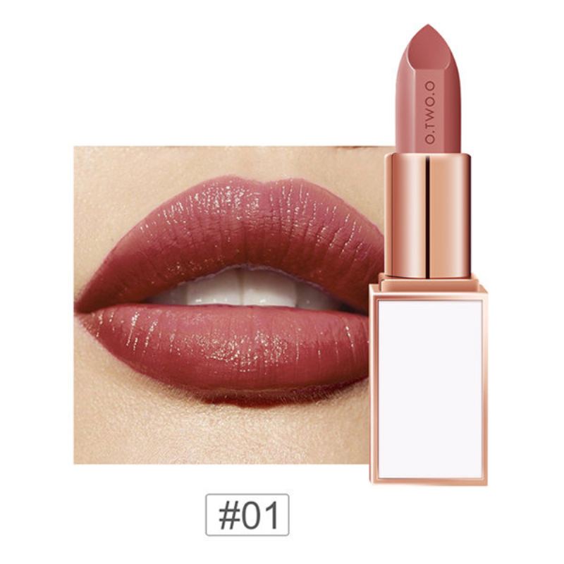 O.two.o Matte Lipstick Makeup Sametový Lesk Na Rty Dlouhotrvající Voděodolná Tyčinka Na Rty Lip Beauty Comestic