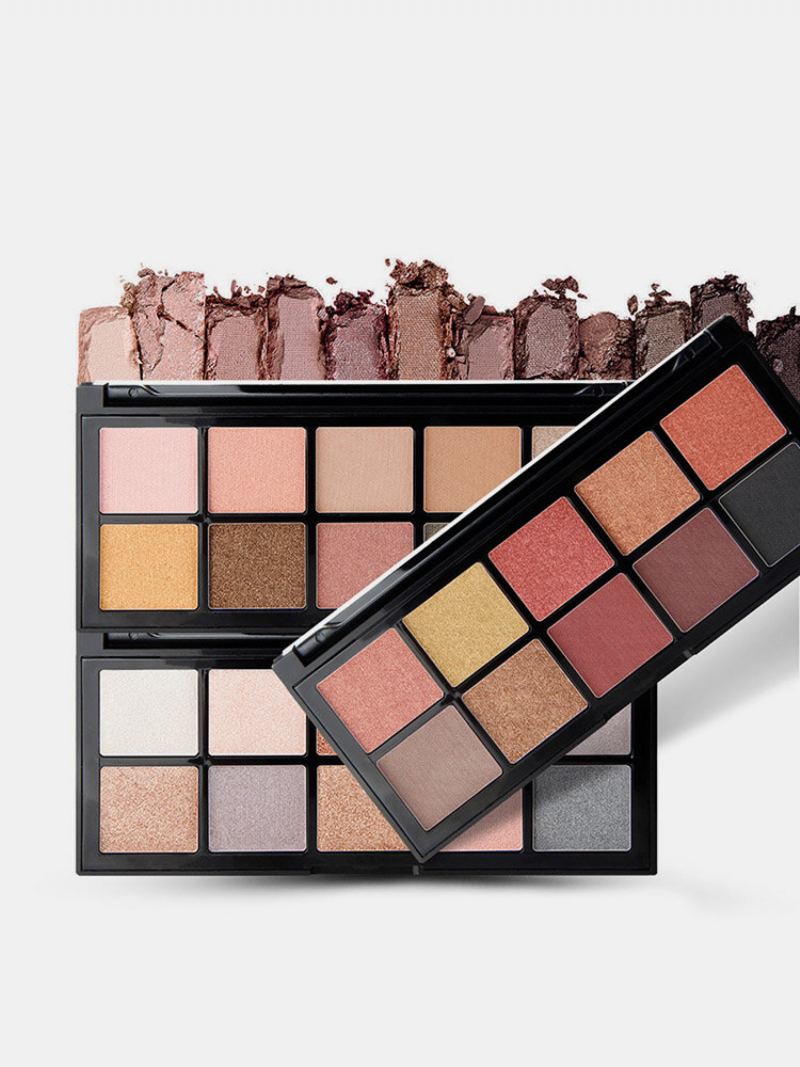 Paletka 10 Barev Smoky Eye Shadow Palette Shimmer Glitter Color Dlouhotrvající Paleta Očních Stínů