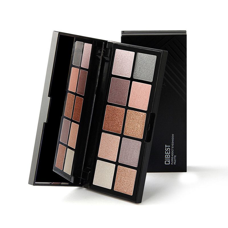 Paletka 10 Barev Smoky Eye Shadow Palette Shimmer Glitter Color Dlouhotrvající Paleta Očních Stínů