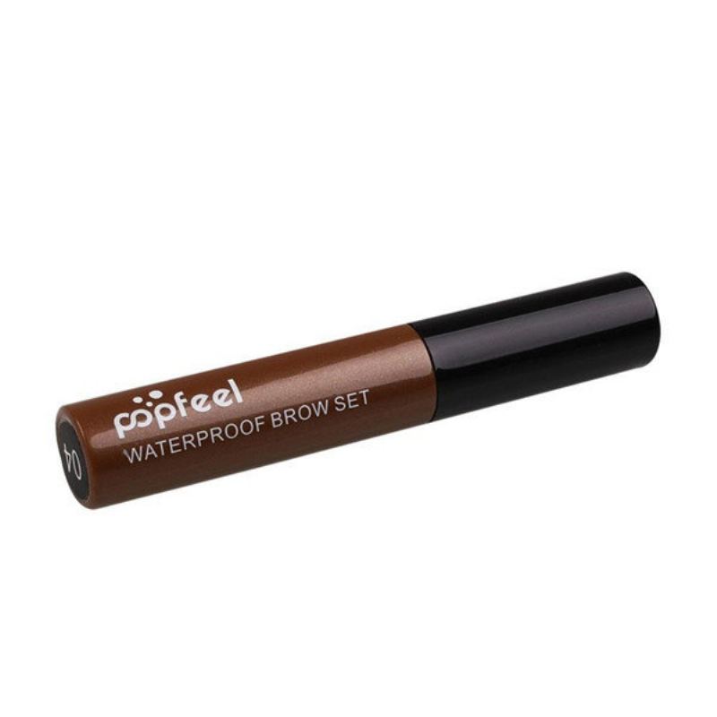 Popfeel Eyebrow Enhancer Gel Voděodolný Dlouhotrvající Oční Make-up Barevný Hnědá Černá Káva 4 Barvy