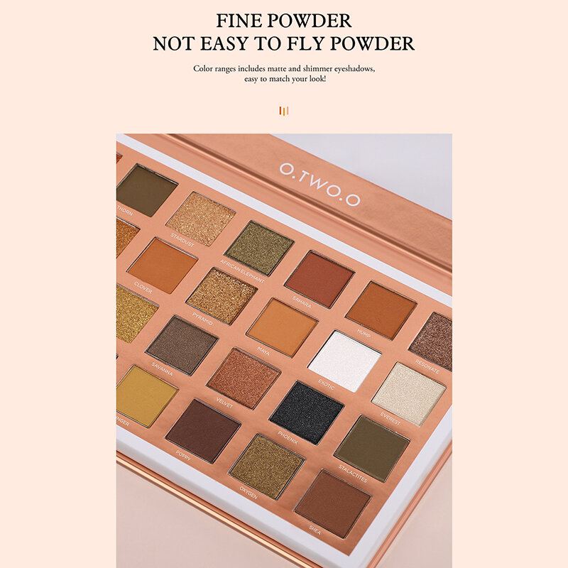 Přenosný Voděodolný Jemný Hedvábný Pudr Očních Stínů 28 Barev Velvet Eyeshadow Palette