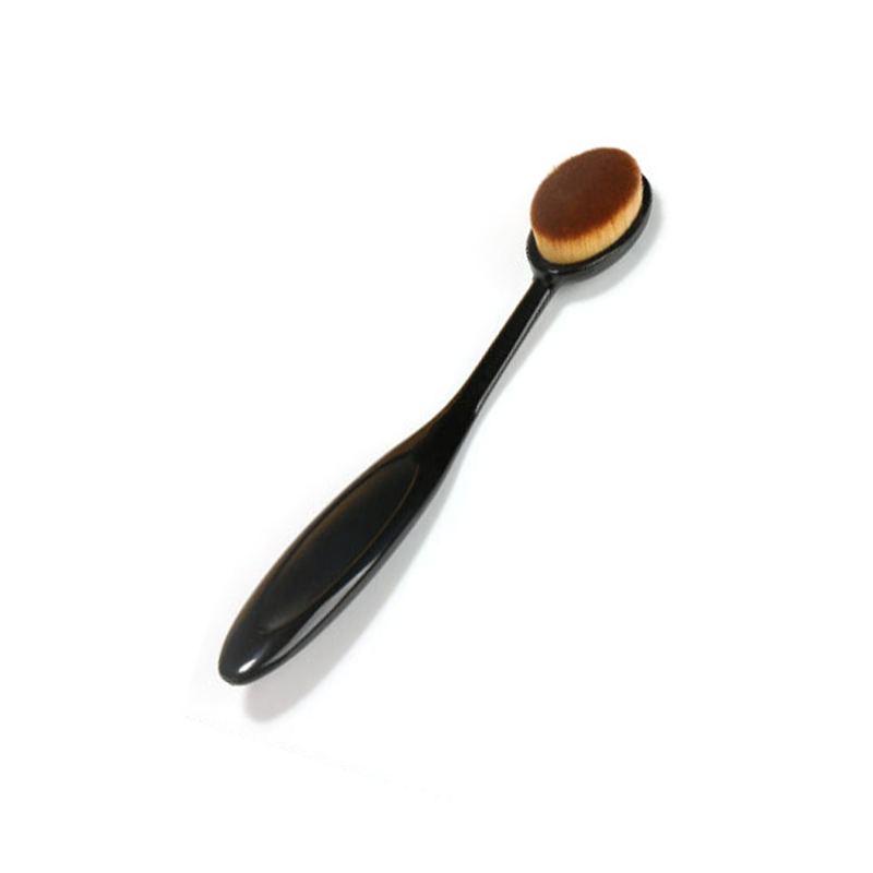 Profesionální Sada Štětců Na Pudrový Make-up Oval Cream Puff Toothbrush Black