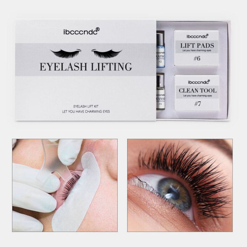 Profession 7 V 1 Eyelash Perming Lift Kit Řasy S Vlnou Řas Curling Perm Curler Kit Eye Lashes Extension Lifting Set