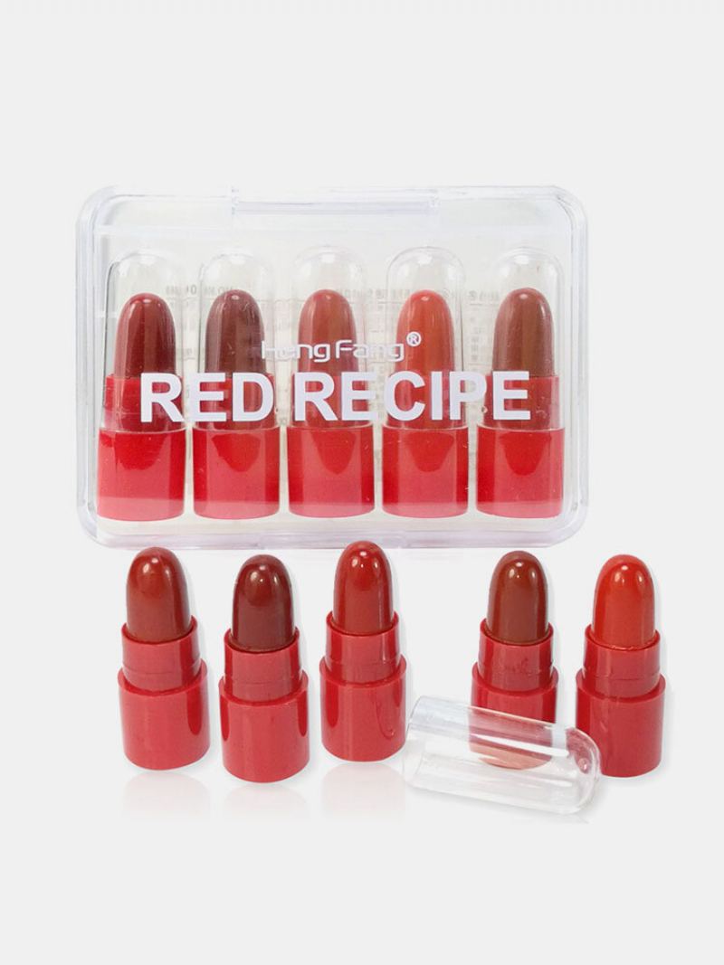 Red Series Mini Lipstick Velvet Matte Dlouhotrvající Tyčinka Na Rty Pro Krásu Rtů