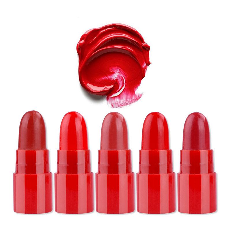 Red Series Mini Lipstick Velvet Matte Dlouhotrvající Tyčinka Na Rty Pro Krásu Rtů