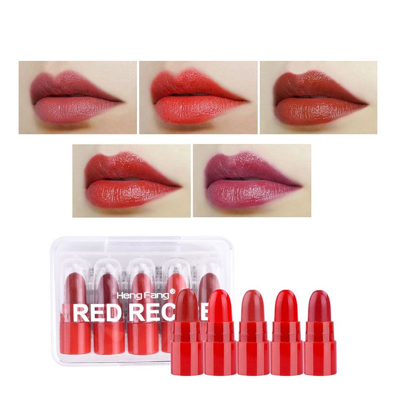 Red Series Mini Lipstick Velvet Matte Dlouhotrvající Tyčinka Na Rty Pro Krásu Rtů