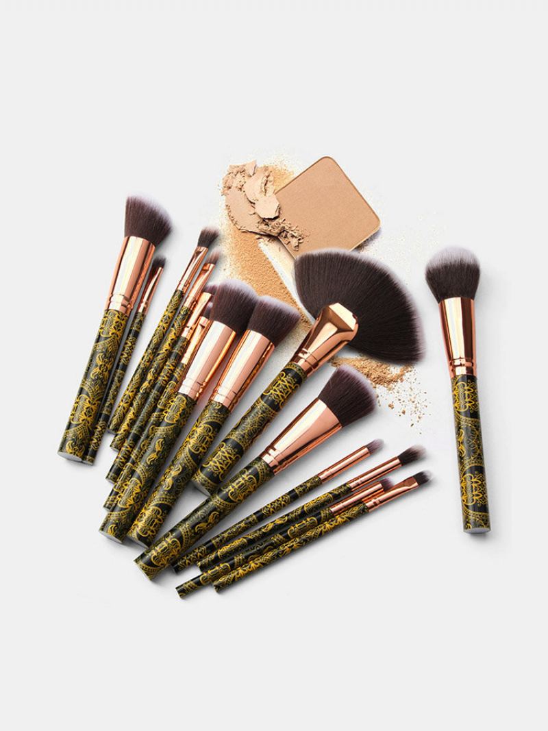 Sada 15 Ks Štětců Na Make-up Contour Concealer Štětec Na Oční Linky Krása Makeup Tools