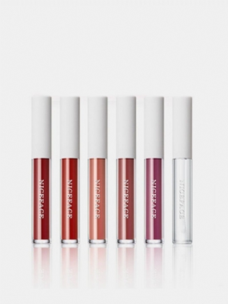 Sada 6 Barev Matných Rtěnek Lasting Waterproof Non-stick Cup Glaze Lipstick Gloss