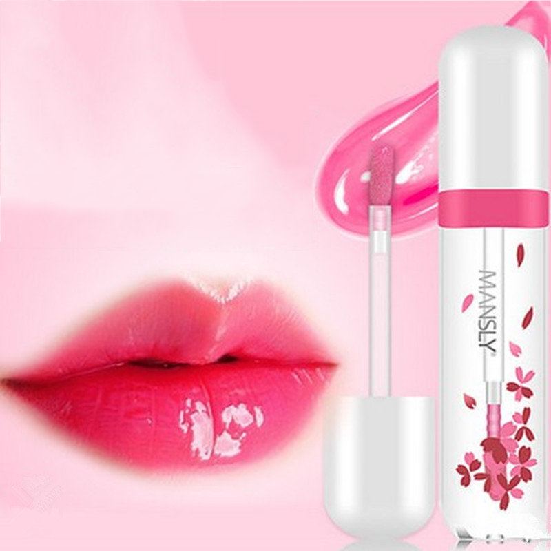 Temperature Cherry Tekutá Rtěnka Hydratační Měnící Barvu Lesk Na Rty Blossom Červený Na Rty Beauty