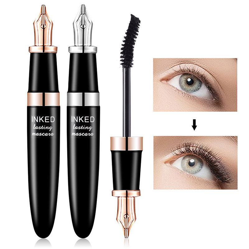 Tlusté Curling Mascara Pen Black Waterproof Prodlužující Kudrnaté Řasy Oční Make-up