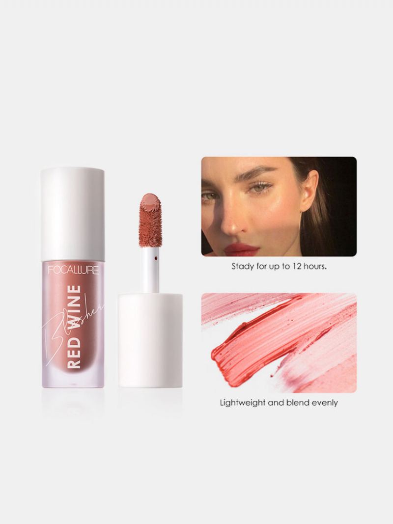 Tvářenka Liquid Blusher Contour Makeup Matte Dlouhotrvající Rozjasňující Rouge Blush