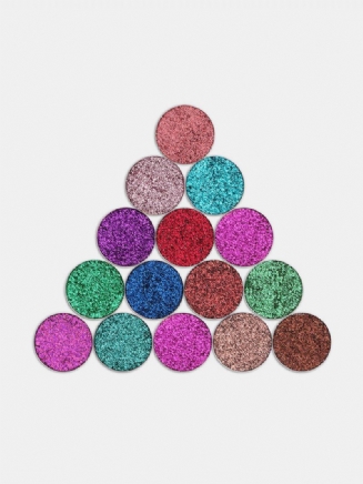 Tz Lisované Glitters Single Eyeshadow Diamond Rainbow Eyes Make Up Cosmetics