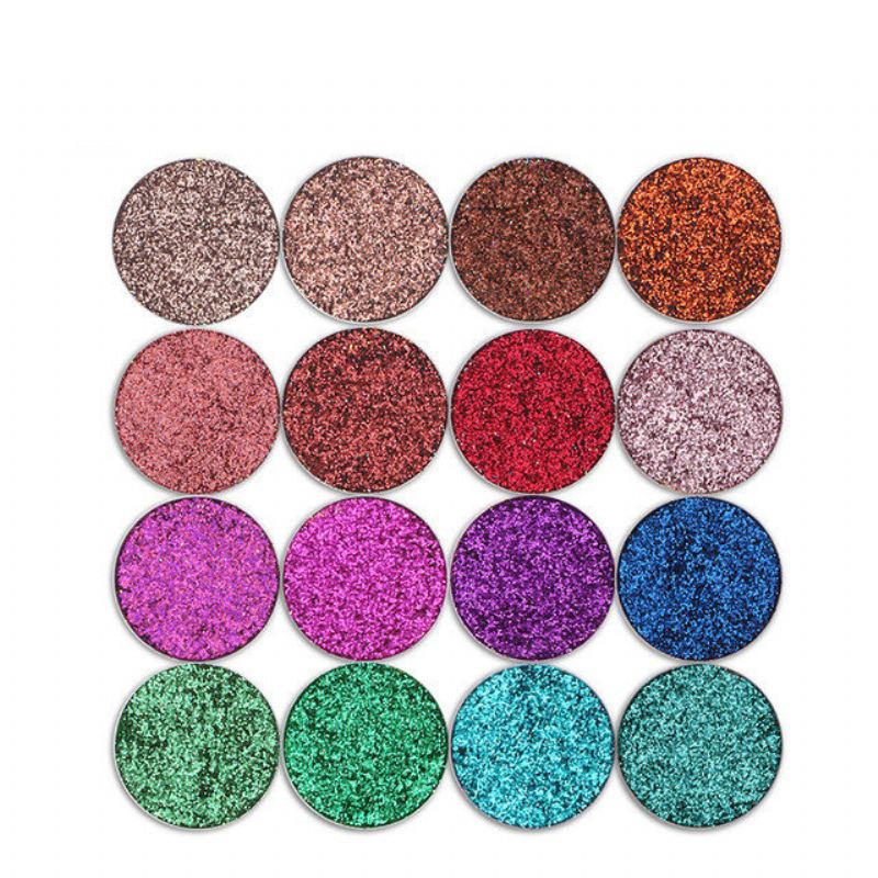 Tz Lisované Glitters Single Eyeshadow Diamond Rainbow Eyes Make Up Cosmetics