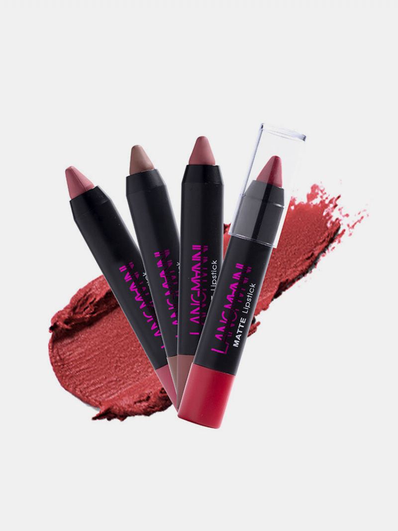 Vodotěsné Pero Na Rty Matte Velvet Lip Stick Makeup Na Rty S Nepřilnavým Povrchem Na Rty