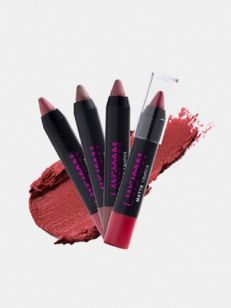 Vodotěsné Pero Na Rty Matte Velvet Lip Stick Makeup Na Rty S Nepřilnavým Povrchem Na Rty