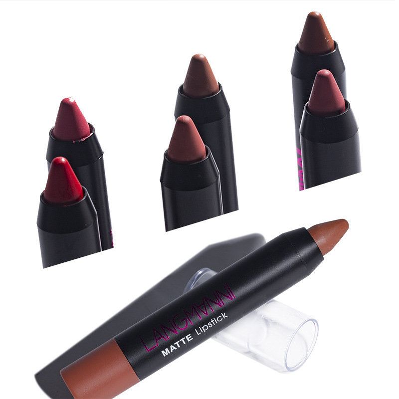 Vodotěsné Pero Na Rty Matte Velvet Lip Stick Makeup Na Rty S Nepřilnavým Povrchem Na Rty