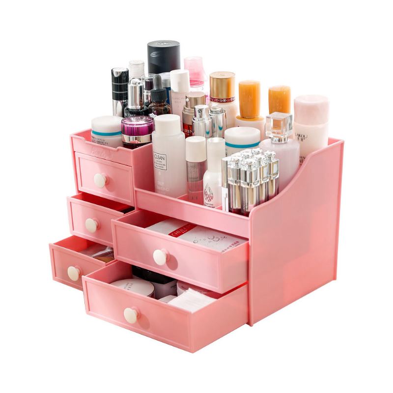 Zásuvka A Organizér Pro Ukládání Make-upu Pro Stolní Masku Rtěnka Makeup Tools Organizer