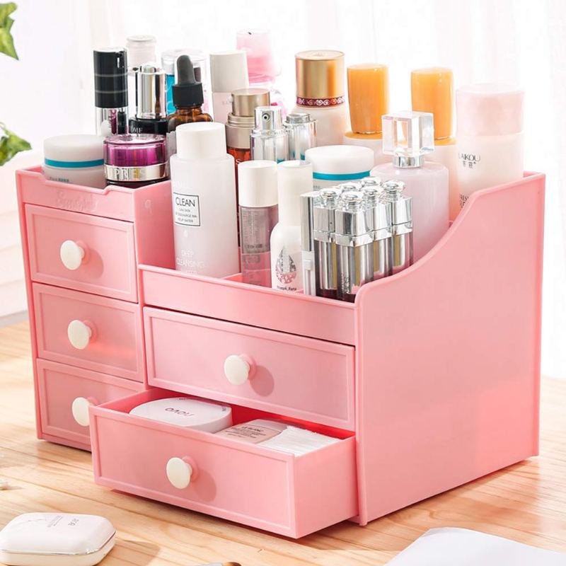 Zásuvka A Organizér Pro Ukládání Make-upu Pro Stolní Masku Rtěnka Makeup Tools Organizer