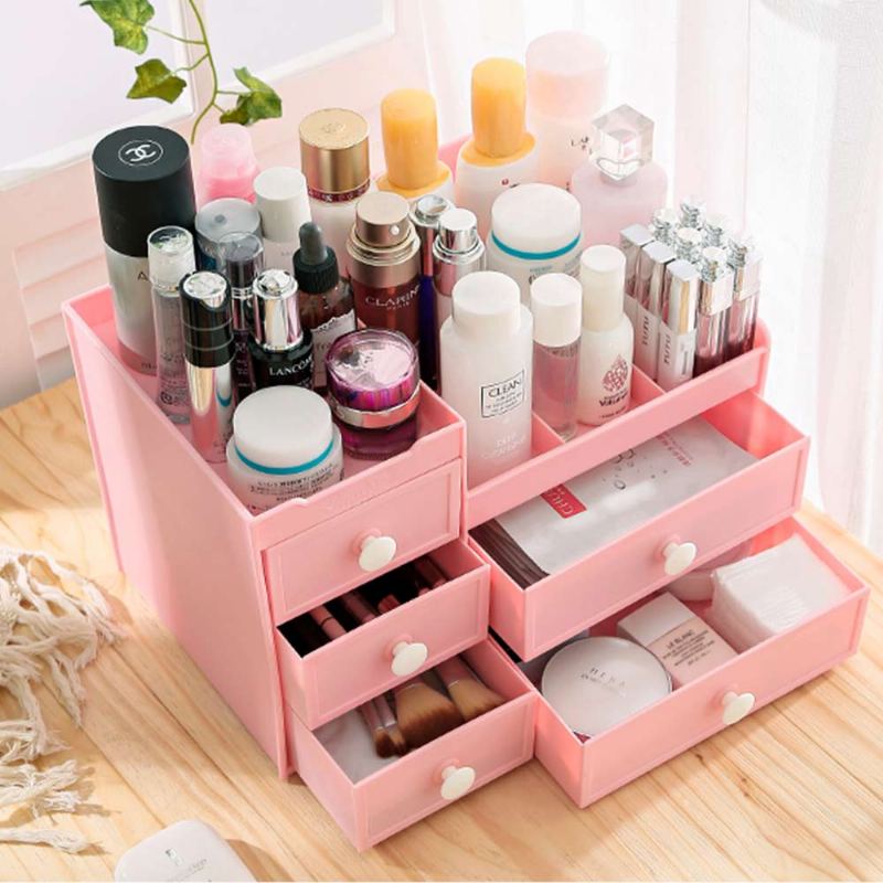 Zásuvka A Organizér Pro Ukládání Make-upu Pro Stolní Masku Rtěnka Makeup Tools Organizer