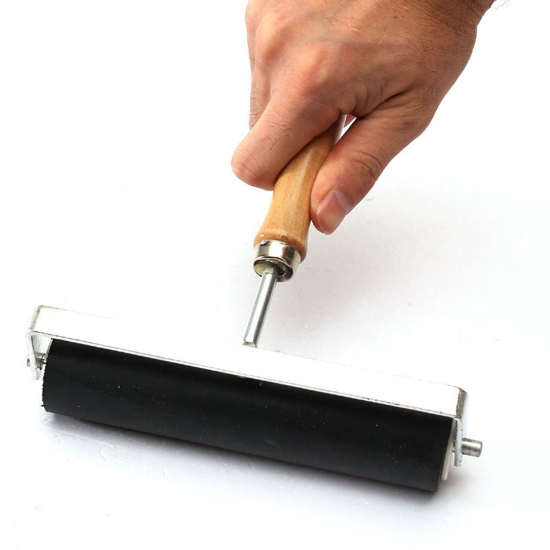 2/4/6palcový Tvrdý Gumový Tiskový Inkoustový Válec Lino Brayer Art Craft Tool