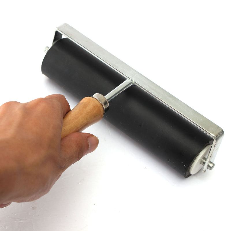 2/4/6palcový Tvrdý Gumový Tiskový Inkoustový Válec Lino Brayer Art Craft Tool