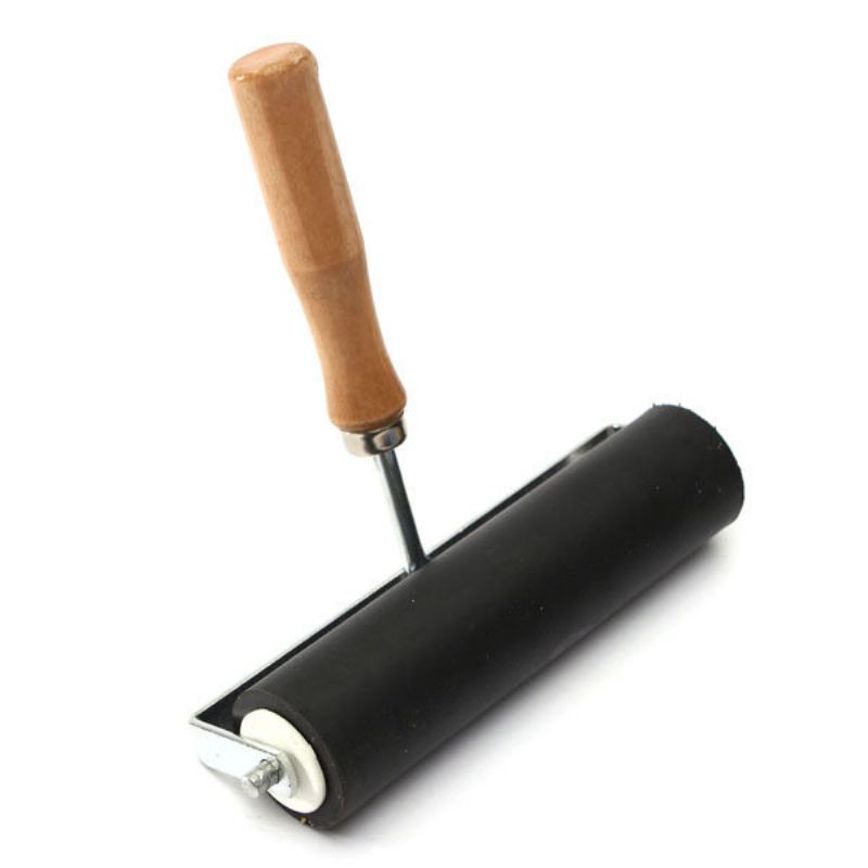 2/4/6palcový Tvrdý Gumový Tiskový Inkoustový Válec Lino Brayer Art Craft Tool