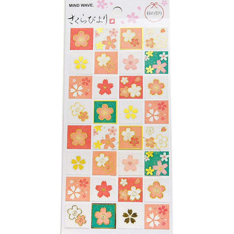 Romantic Cherry Blossoms Diy Samolepky Dekorativní Scrapbooking Diář Album Stick Label Decor Craft