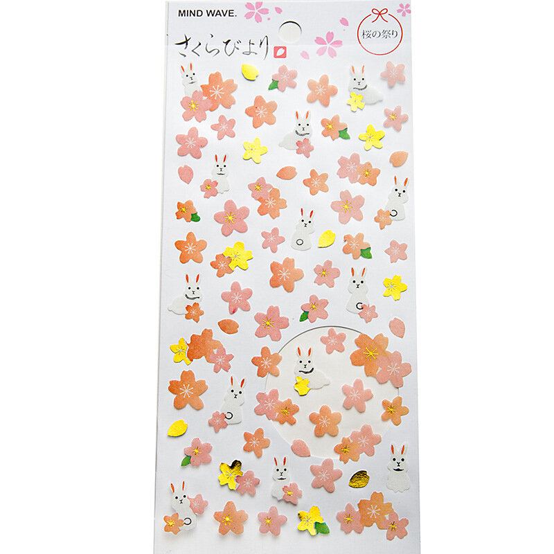 Romantic Cherry Blossoms Diy Samolepky Dekorativní Scrapbooking Diář Album Stick Label Decor Craft