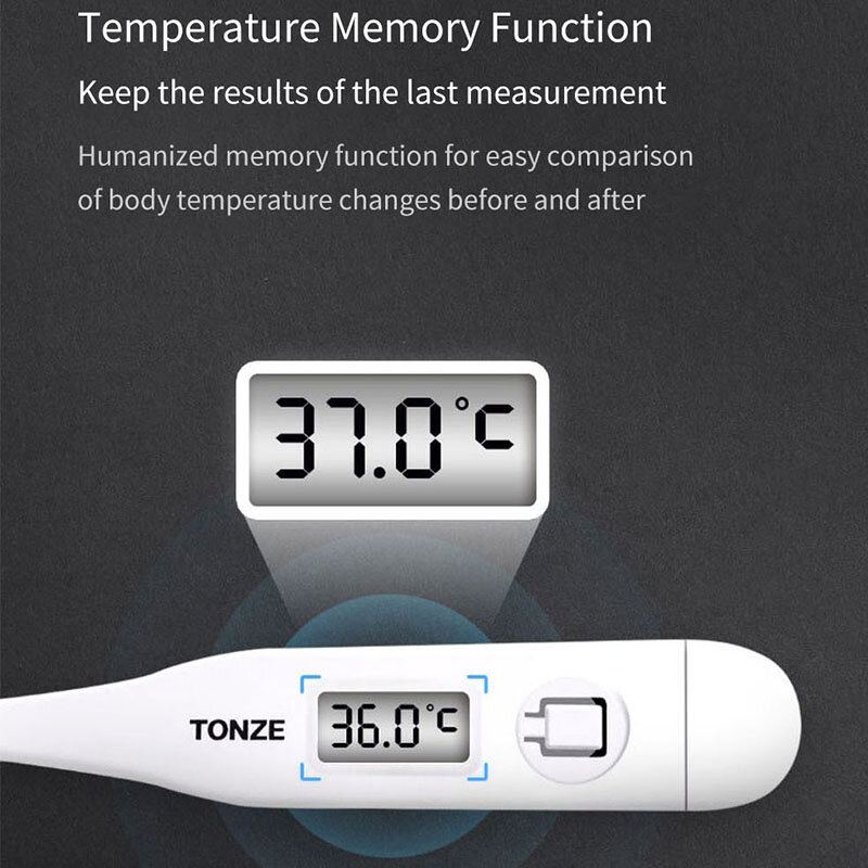 Tonze Dt-101a Domácí Lékařský Elektrický Tělesný Teploměr 60s Lcd Displej S Rychlým Měřením Baby Dospělý