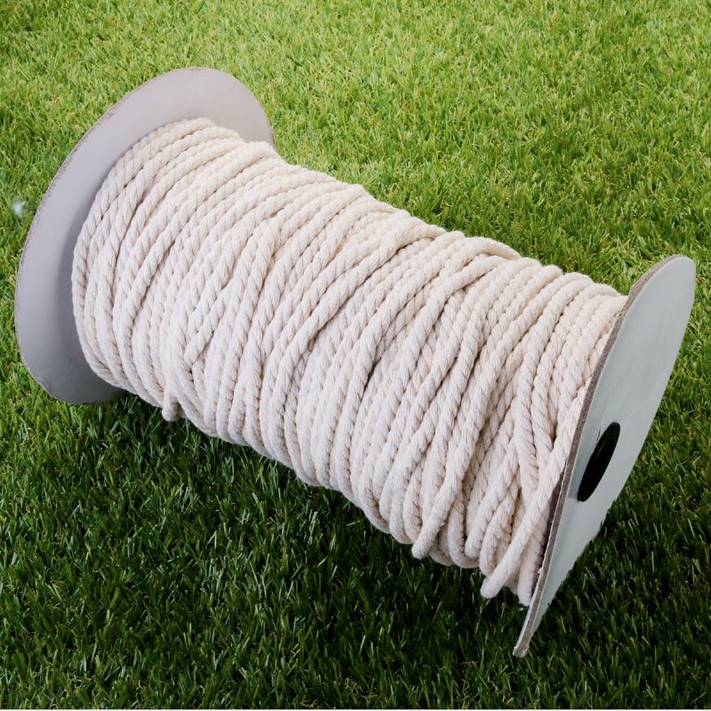 1000 G 4-6 mm Macrame Bavlněný Provazový Kabel Řetězy Pro Domácí Deco Garden